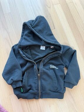 Kids Zip-Up Hoodie Sweatshirt - navy